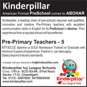 Wanted Preschool Teacher
