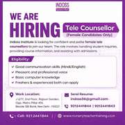 We .Are Hiring – Tele Counsellor .(Female .Candidates Only)